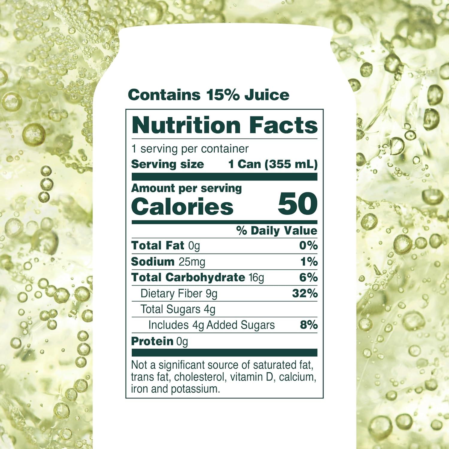 imageOLIPOP Prebiotic Soda Pop Cherry Vanilla A New Kind of Soda Packed with Prebiotics Fiber and Botanicals Gluten Free Vegan GMO Free 12oz 12CansLemon Lime