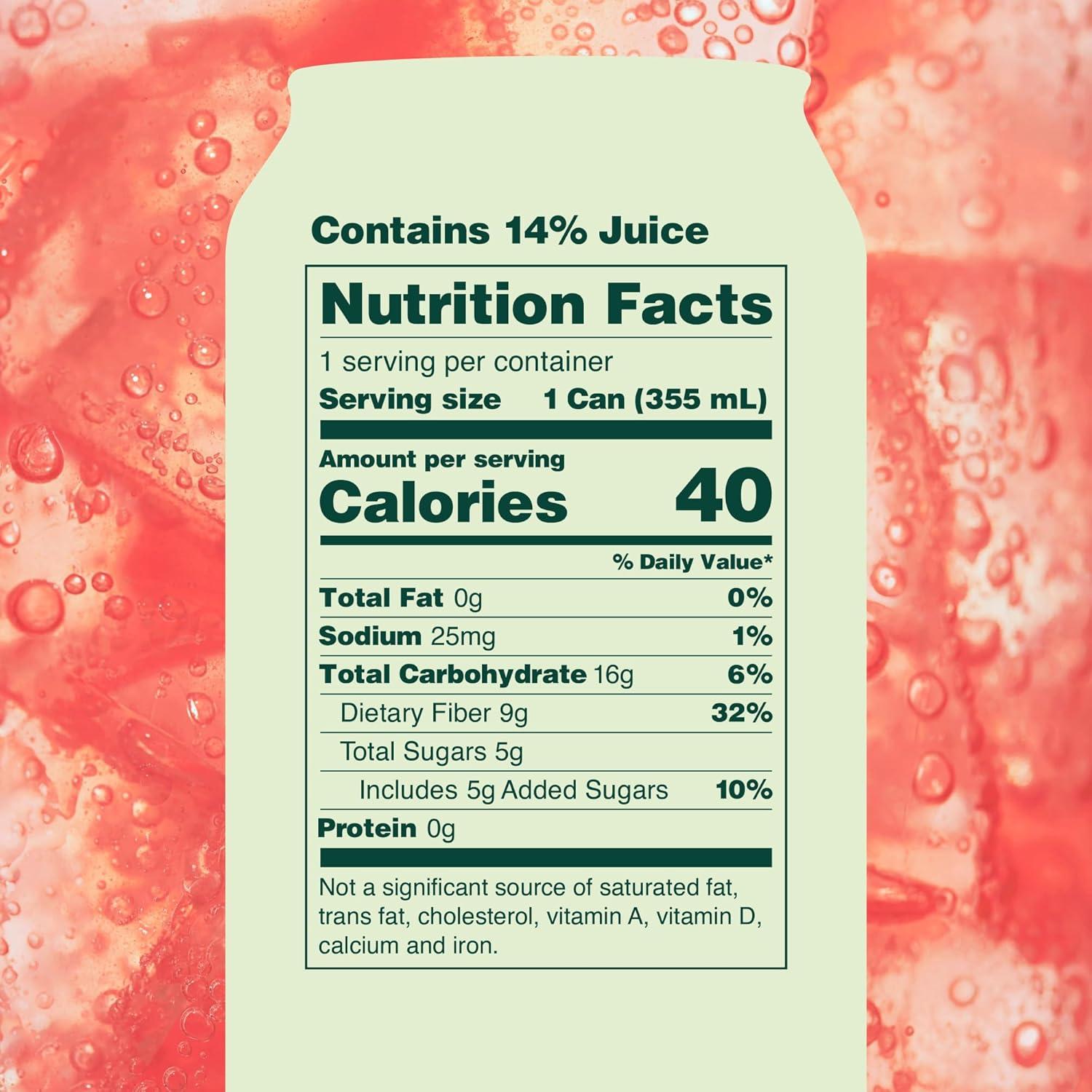 imageOLIPOP Prebiotic Soda Pop Cherry Vanilla A New Kind of Soda Packed with Prebiotics Fiber and Botanicals Gluten Free Vegan GMO Free 12oz 12CansWatermelon Lime