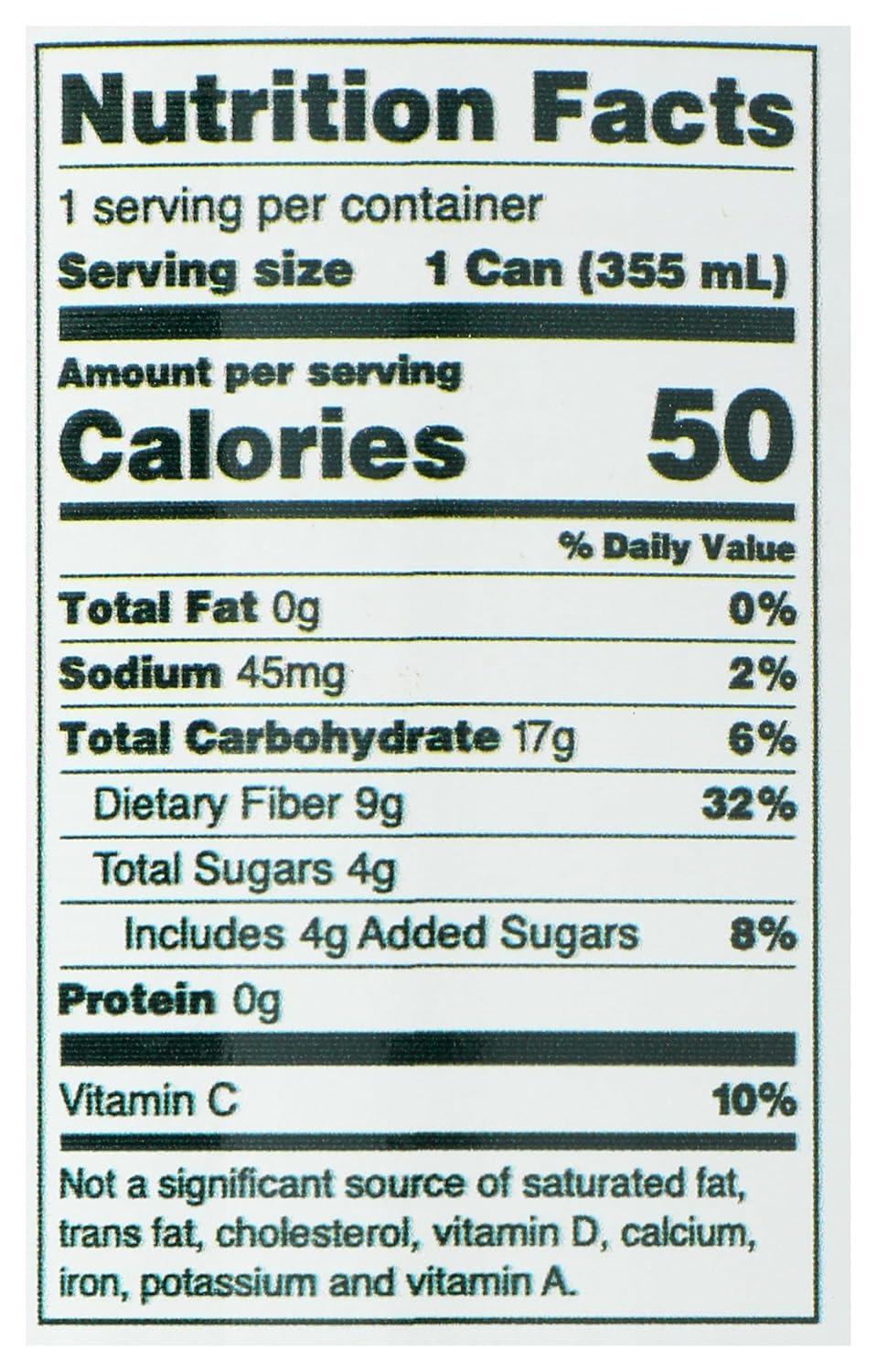 imageOLIPOP Prebiotic Soda Ridge Rush Blend of Prebiotics Botanicals Plant Fiber 12 fl oz12 Fl Oz