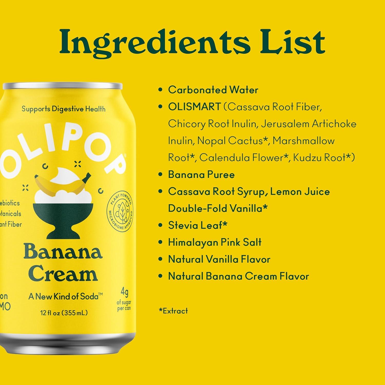 imageOlipop Tonic Sparkling Cherry Vanilla 12 Fl OzBanana Cream