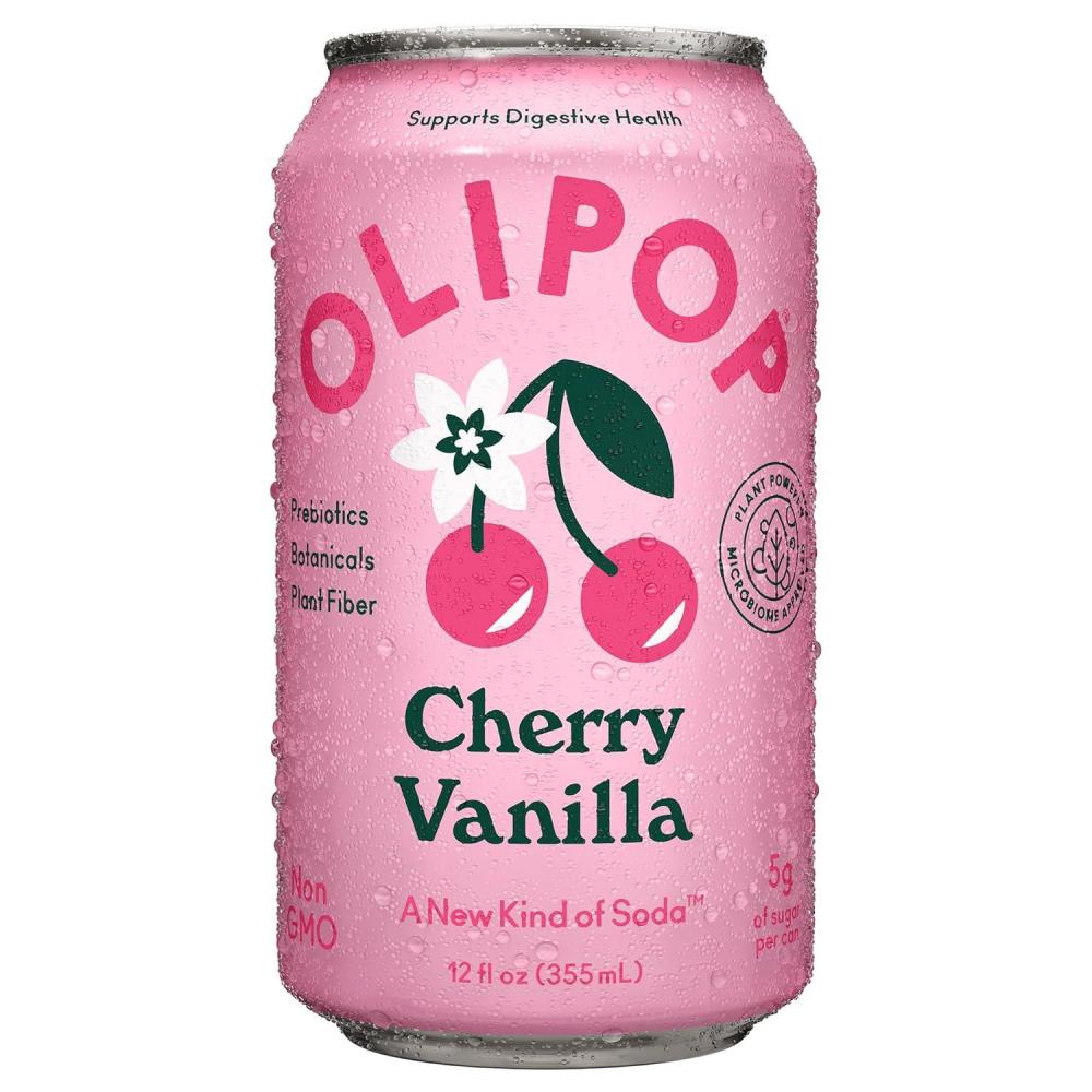 imageOlipop Tonic Sparkling Cherry Vanilla 12 Fl OzCherry Vanilla