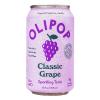 imageOLIPOP  Classic Grape Sparkling Tonic Healthy Soda Prebiotic Soft Drink Aids Digestive Health amp Immune Health High in Plant Fiber Caffeine Free Low Calorie Low Sugar 12 oz