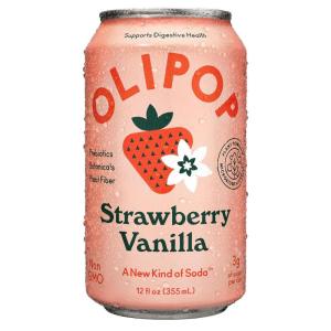 Olipop, Tonic Sparkling Cherry Vanilla, 12 Fl Oz(Strawberry Vanilla)